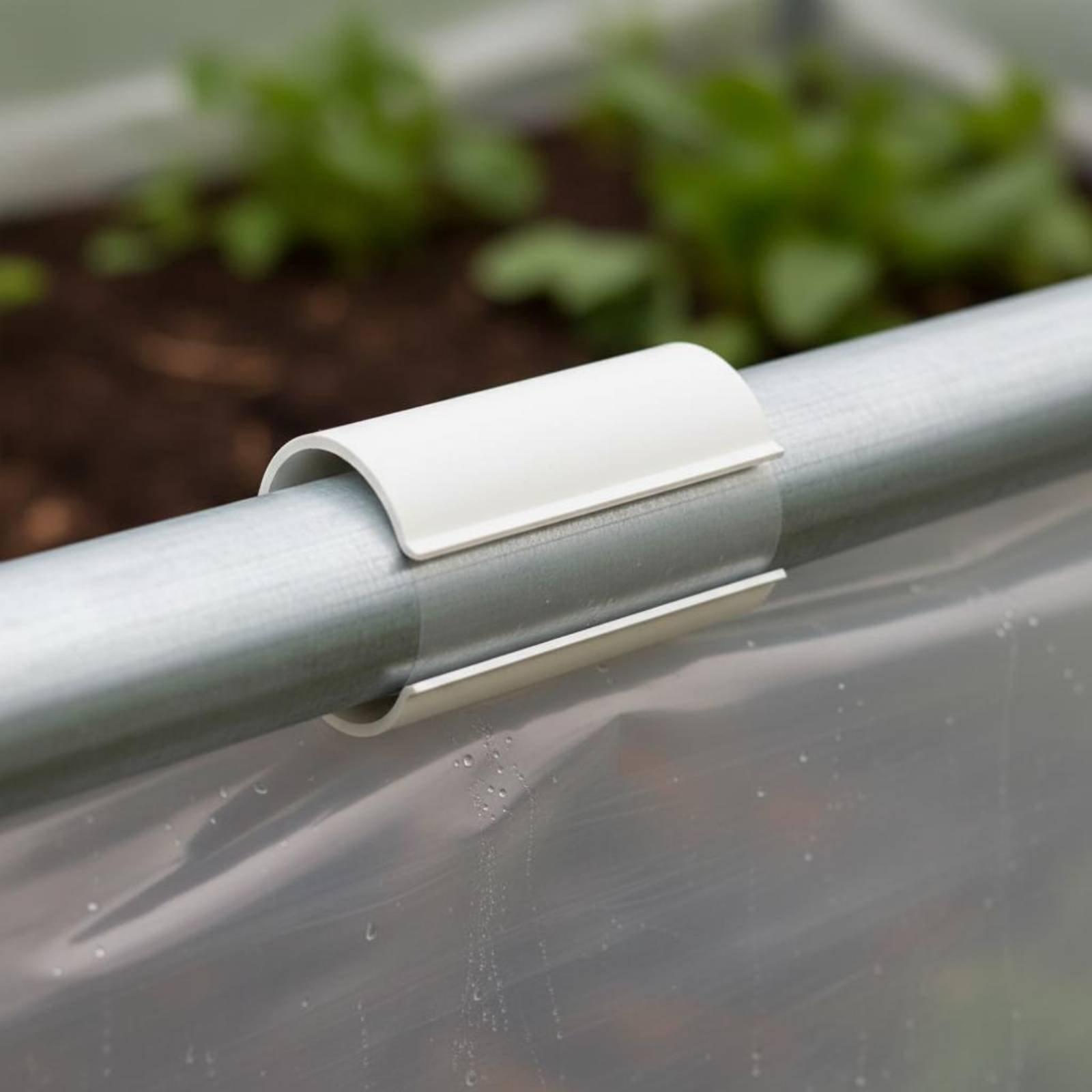 Garden Netting Cover - Presilha de PVC para Estufa, Clipe