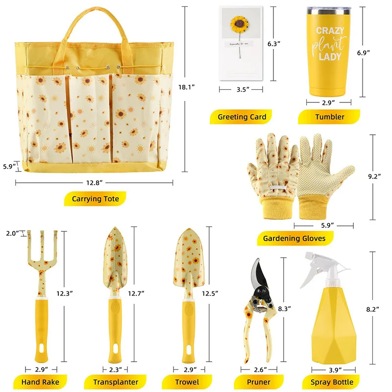Gardening Tools For Women - Conjunto de Ferramentas de Jardim Duráveis