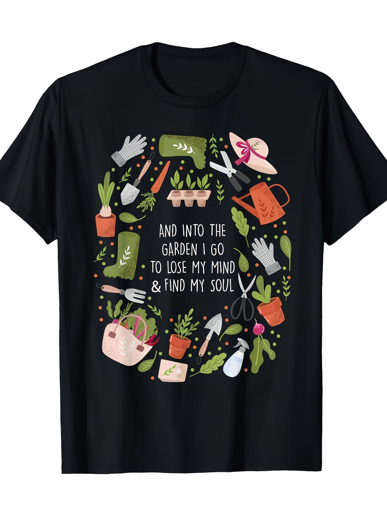 Gardening Tools For Women - Camiseta de Algodão Pesado 180gsm para