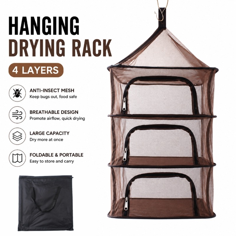 Garden Netting Cover - Rede de Desidratação de Alimentos Multi-Camadas