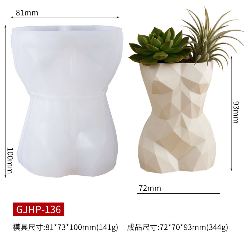 Molde de silicone geométrico 3 - Gardening Tools For Women avaliação e preço
