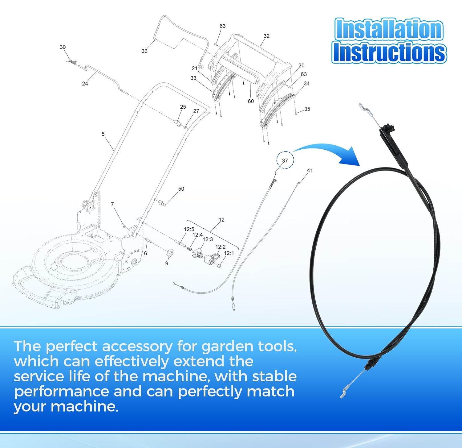 Cabo de Freio PP B&S 139-6594  - Gardening Tools B&Q avaliação e preço