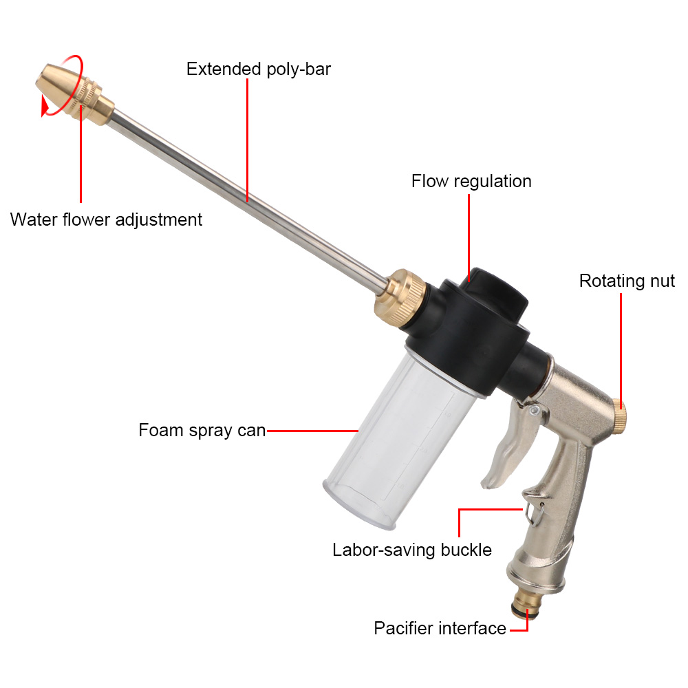 Lavadora de espuma longa para  - Gardening Tools Types avaliação e preço