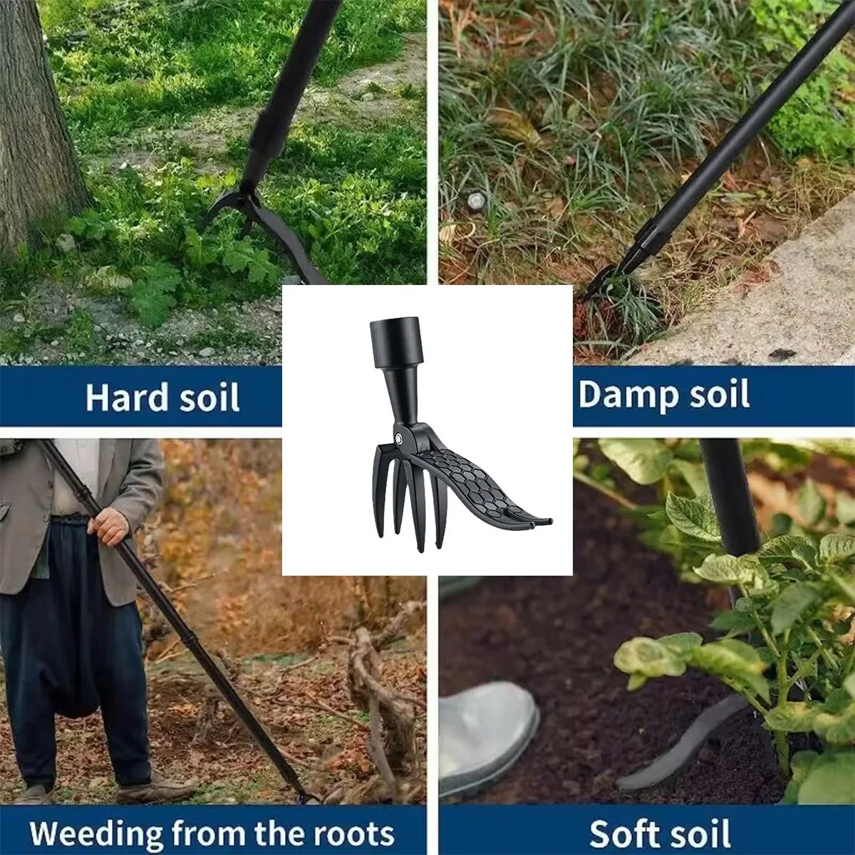 Ferramenta extrator de ervas d - Gardening Tools For Digging avaliação e preço