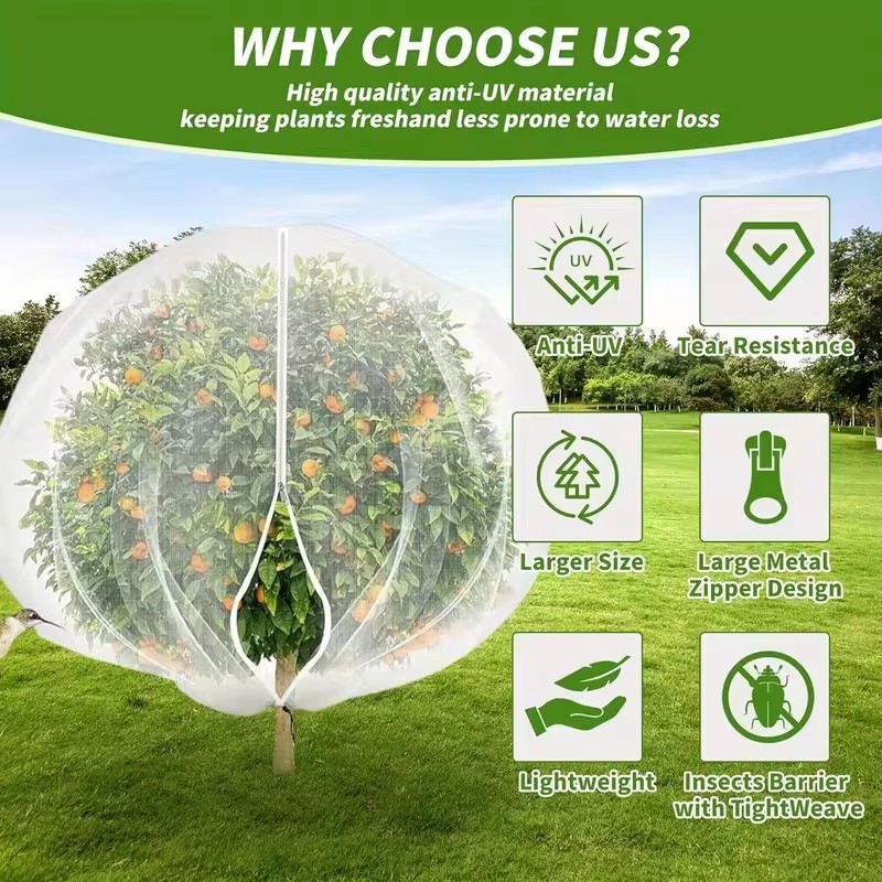 Rede de Proteção para Árvores  - Garden Netting Cover avaliação e preço