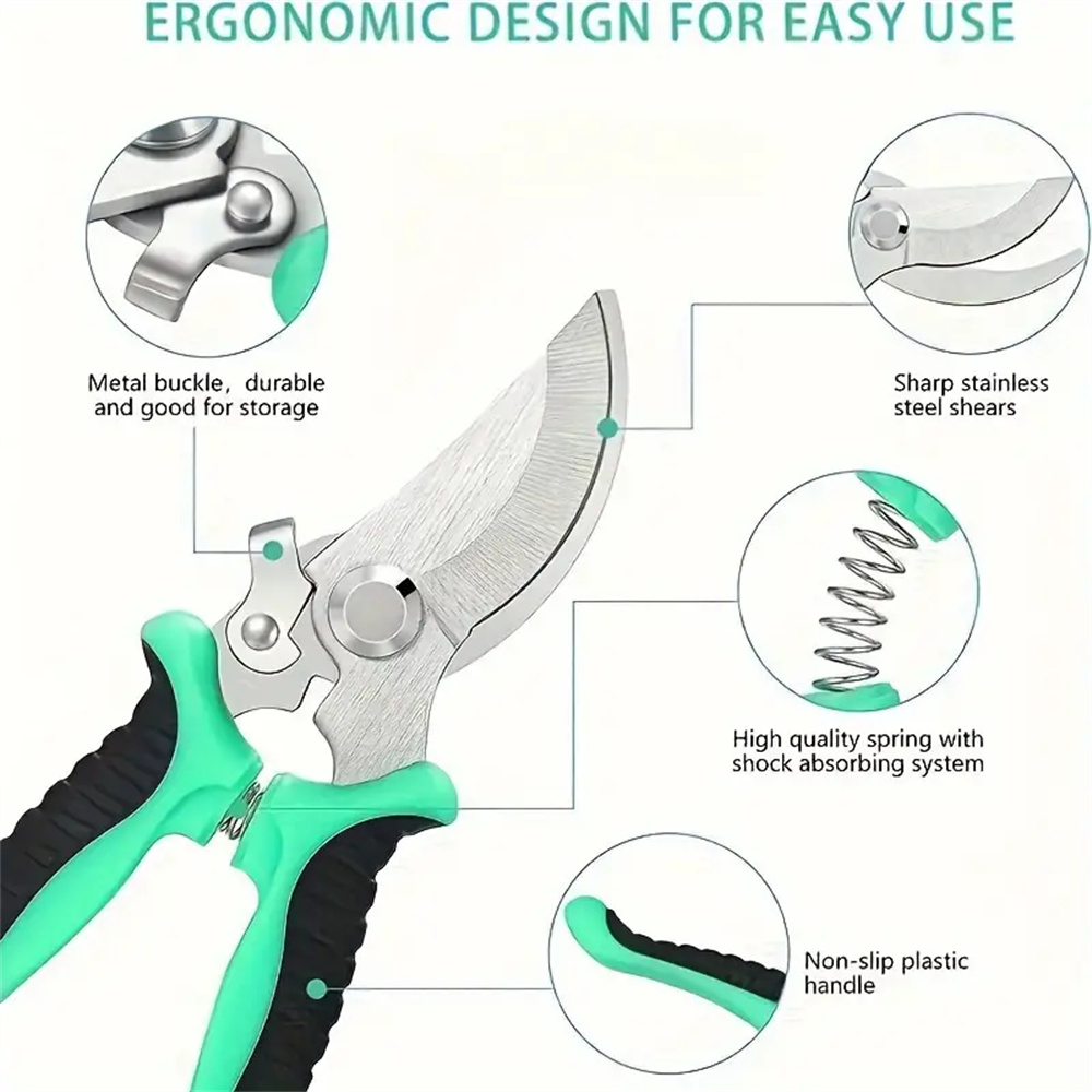 Tesoura de Poda Bypass em Aço  - Gardening Tools Bag avaliação e preço