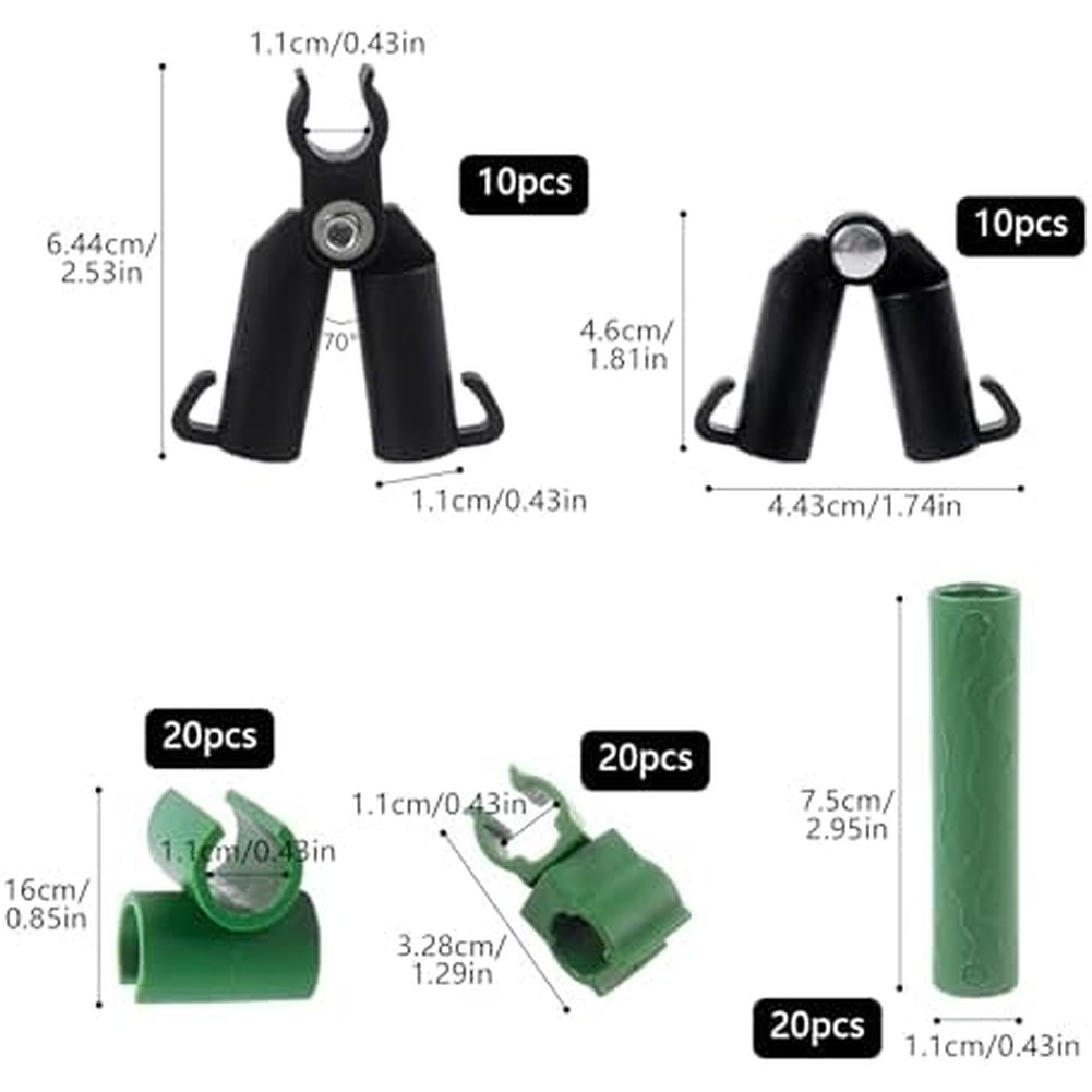80 Peças de Conectores Ajustáv - Gardening Tools Set avaliação e preço